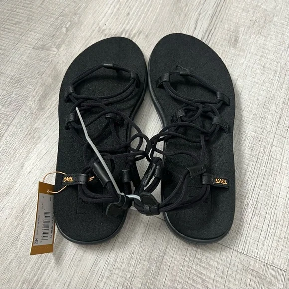 NEW TEVA Women's Voya Infinity Sandal Black Strappy Comfortable Size 9 - Picture 12 of 16